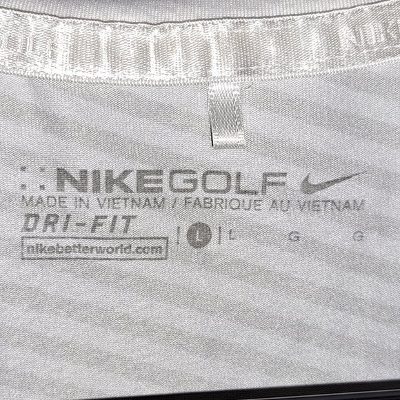 Nike Golf Dri fit Sleeve less Button Top size Large - Picture 5 of 6